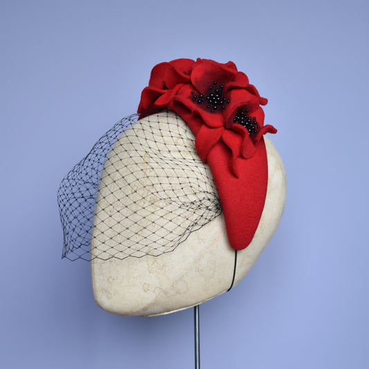 LANA - Red with Veiling