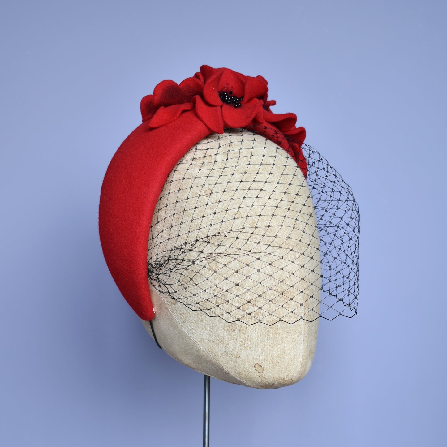 LANA - Red with Veiling